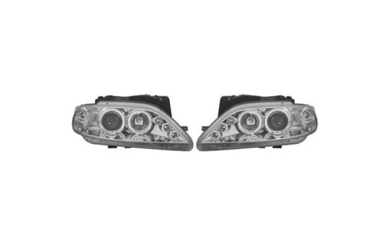 Phares adaptés pour Citroen Xsara 1997-2000 Chrome Angel Eyes 4070480 Diederichs