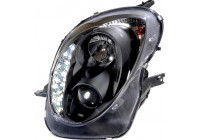 Set de phares compatibles avec DRL Alfa Romeo Mito 2008- - Noir