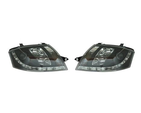 Set phares DRL-Look adapté pour Audi TT 8N 1999-2005 - Noir