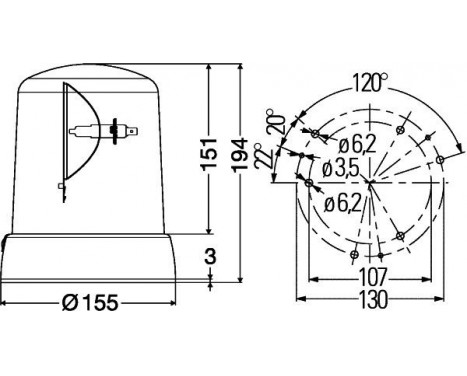 Gyrophare KL 7000, Image 3