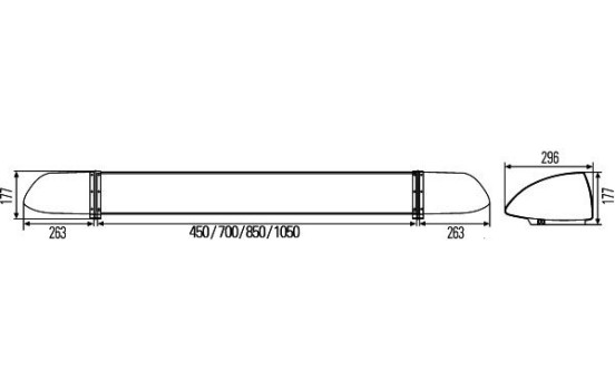 Poutre pivotante débit 1250mm ANWB Touran, Image 2