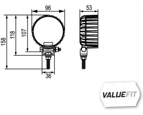 Projecteur de travail *** HELLA VALUEFIT ***, Image 2