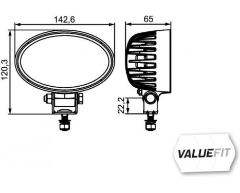 Projecteur de travail *** HELLA VALUEFIT ***, Image 3