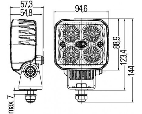 Projecteur de travail, Image 3