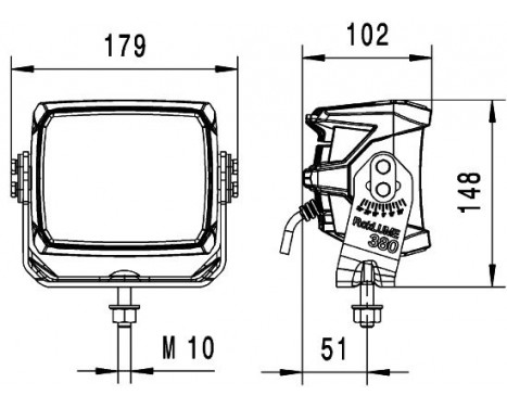 Projecteur de travail, Image 3