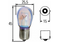 Hella Standard P21W, 24V21W (2 pièces)