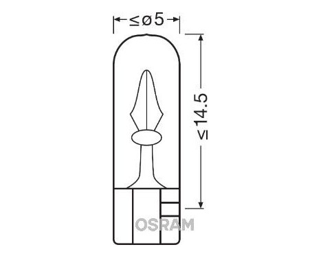 Osram Original 24V 1,2W T5, Image 3