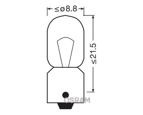 Osram Original 24V T4W BA9s, Image 3