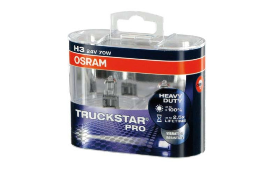 Osram Truckstar Pro H3, 24V70W (2 pièces)