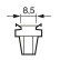 Phare Bosch pour camion B8.5D, 24 V 1,2 W, Vignette 8