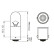 Phare Bosch Trucklight T4W, 24V4W, Vignette 8