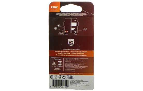 Philips 13498B2 BA15s P21W 24V set de 2 pièces, Image 2