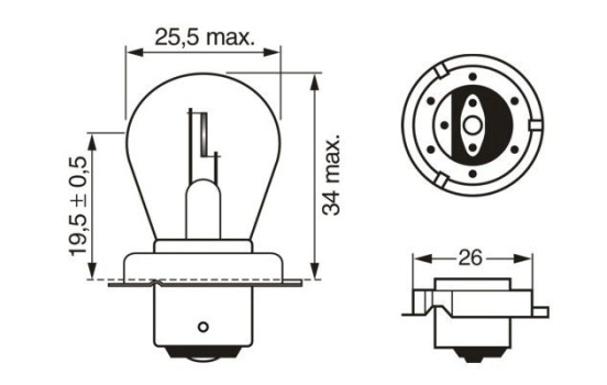 Bosch Pure Light S3, 6V 15W, Image 5