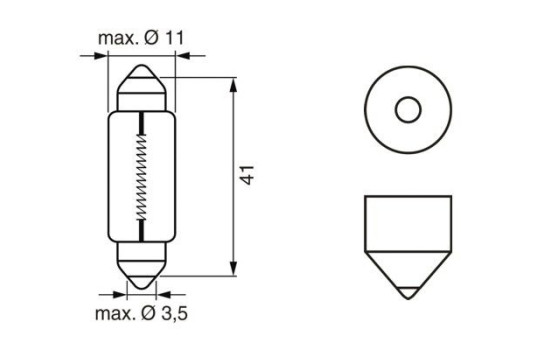 Bosch Pure Light C10W (41 mm), Image 7