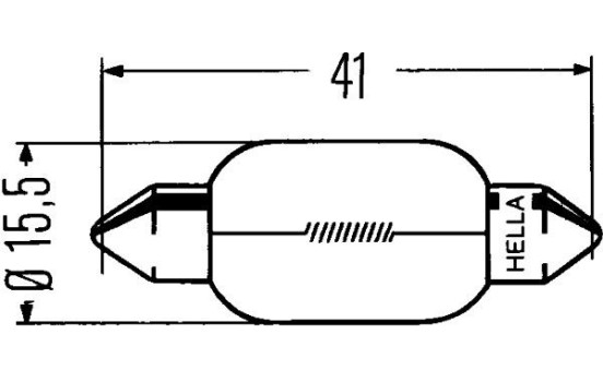Hella Standard K, 12V15W, Image 2