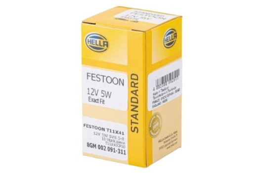 Hella Standard T11x41, 12V5W