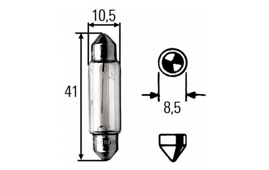 Hella Standard T11x41, 12V5W, Image 2