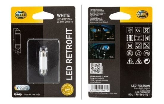 Kit de conversion LED Hella SV8.5 12V