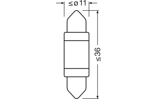Osram LEDriving SLT C5W 6436, Image 3