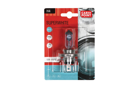 Ampoule Carpoint Superwhite H4, 12V 60/55W