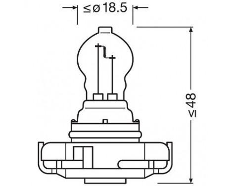 Ampoule, feu de recul ORIGINAL, Image 3