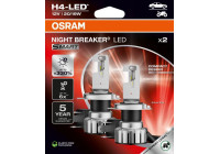 Ampoule LED Osram Night Breaker H4 (2 pièces)
