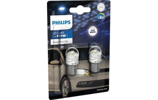Ampoule LED Philips P21W 12 V 2,2 W BA15S Ultinon Pro 3100 6000 K