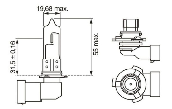 Bosch Gigalight HB3, 12V 60W, Image 7