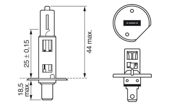 Bosch PLUS 50 H1, 12V 55W, Image 6