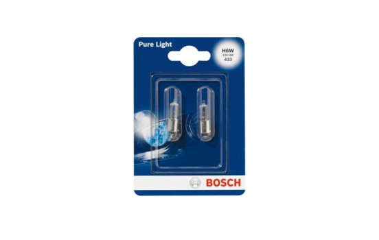 Bosch Pure Light H6W, 12V6W (2 pièces)