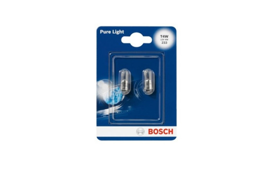 Bosch Pure Light T4W, 12V4W (2 pièces)