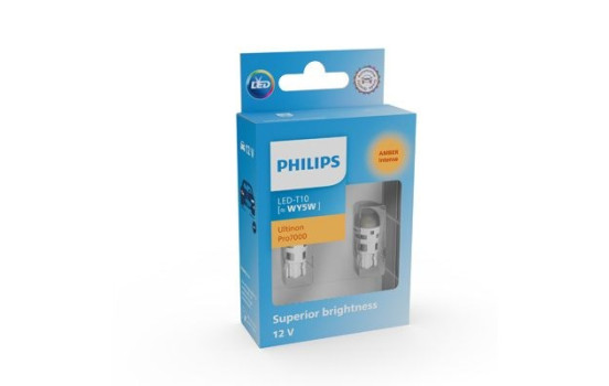 Ensemble de 2 ampoules LED Phillips WY5W