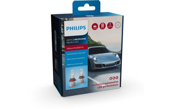 Ensemble de lampes LED Philips H16 Ultinon Pro9200, Image 2