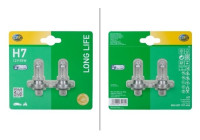 Hella Longlife H7, 12V55W (2 pièces)