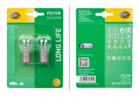 Hella Longlife P21/5W, 12V21/5W (2 pièces)