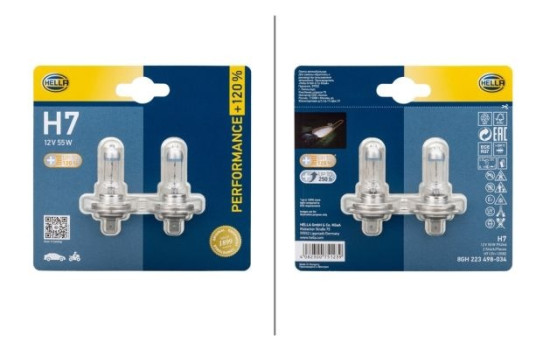 Hella Performance H7, 12V55W (2 pièces)