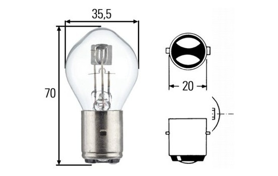 Hella Standard S2, 12V35/35W, Image 4