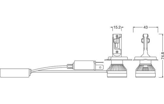 Osram LEDriving HL H4, (2 pièces), Image 3