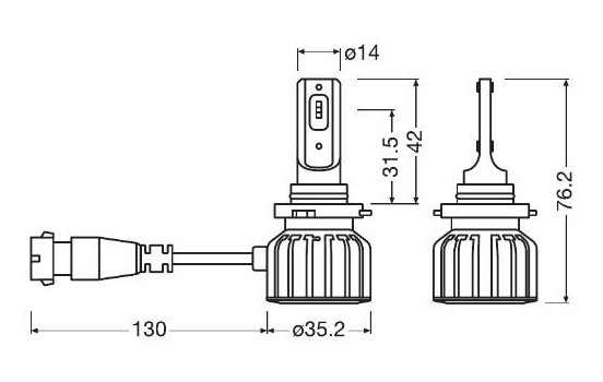 Osram LEDriving HL HB3/H10/HIR1, (2 pièces), Image 3