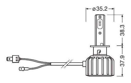 Osram Night Breaker 12V LED H1 - 2 pièces, Image 4