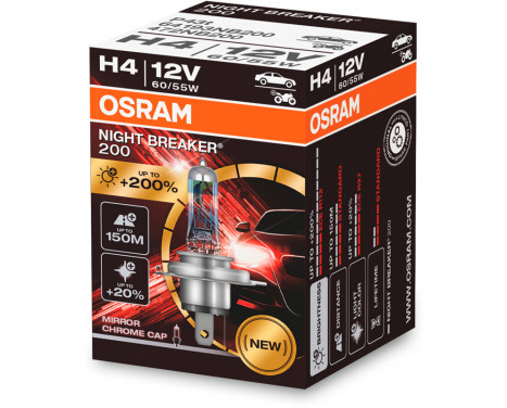 Osram Night Breaker 200 Laser H4 12V 60/55W