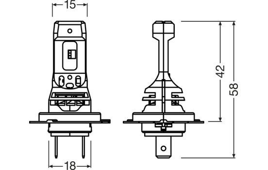 Osram NightBreaker LED H7, (2 pièces), Image 3