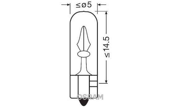 Osram Original 12V W2W T5, Image 5