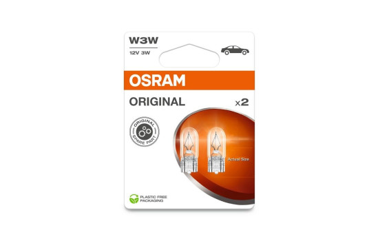 Osram Original 12V W3W - 2 pièces