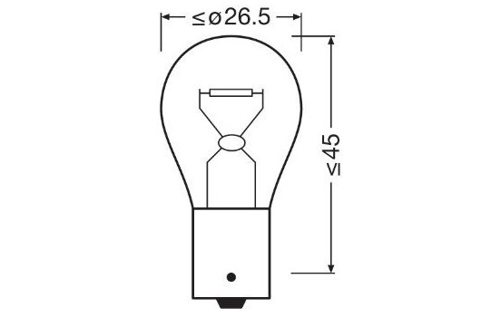 Osram Original P21W, 12V21W, Image 3