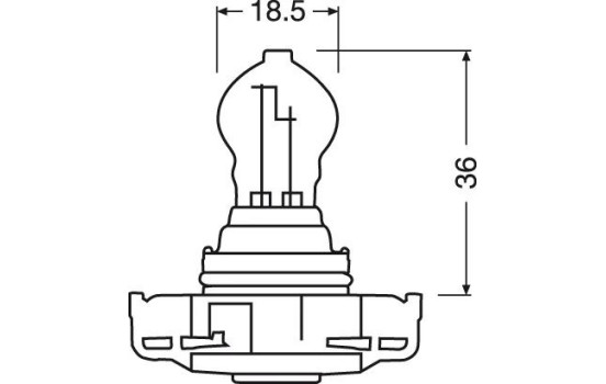 Osram Original PSY24W, 12V24W, Image 3