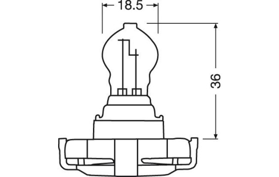 Osram Original PY24W, 12V24W, Image 3