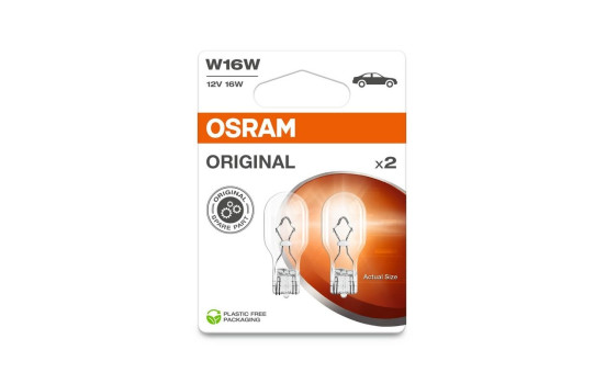 Osram Original W16W, 12V16W (2 pièces)