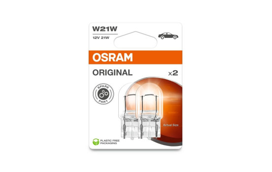 Osram Original W21W, 12V21W (2 pièces)