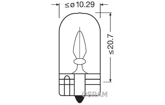 Osram Original W2W, 12V2W, Image 3